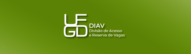 imagem com logo da DIAV divisão de acesso e reserva de vagas da UFGD.